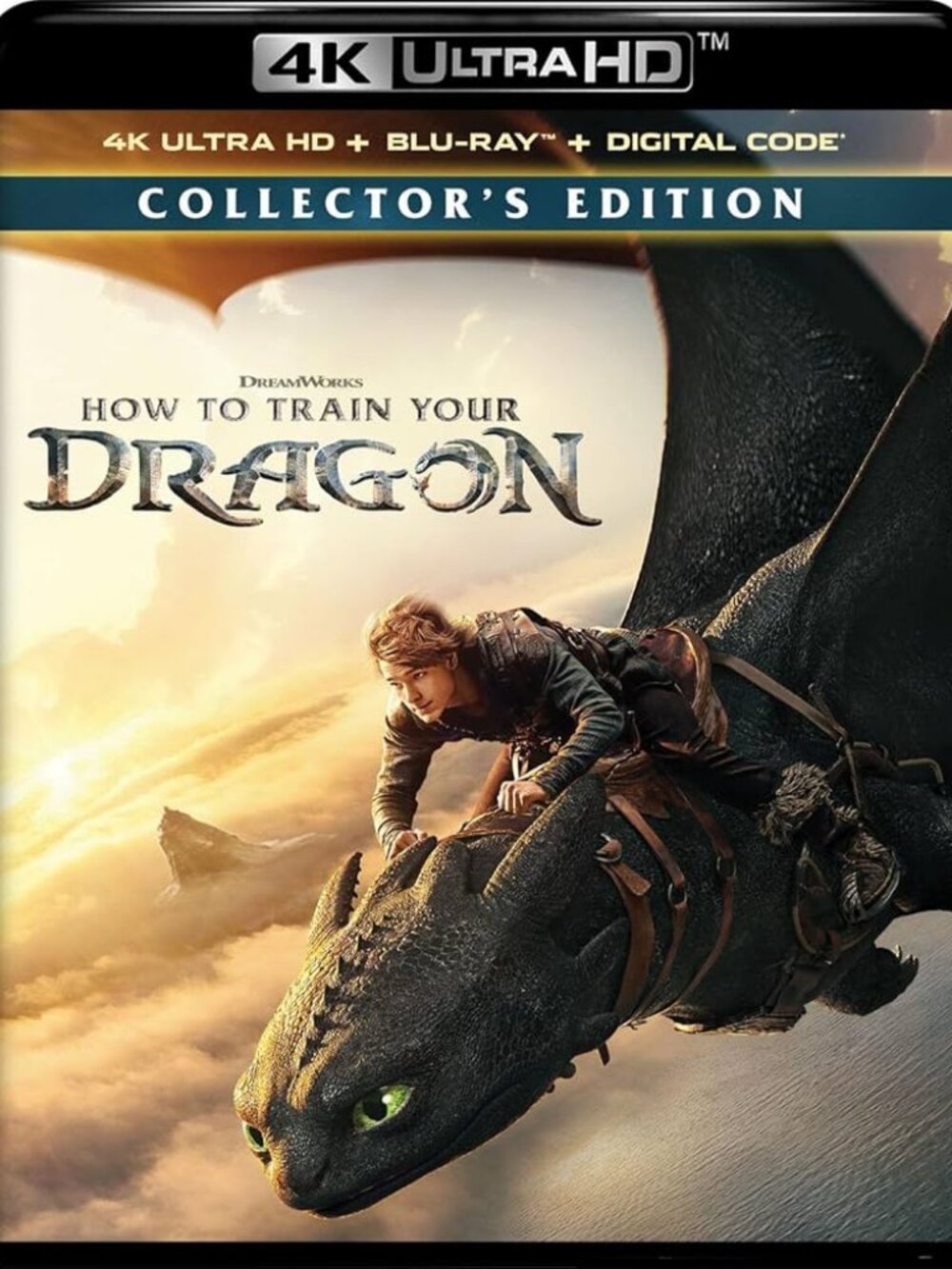 HOW TO TRAIN YOUR DRAGON 4K UHD + Blu-Ray + Digital NEW